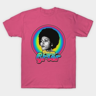 Pam Grier Rainbow T-Shirt